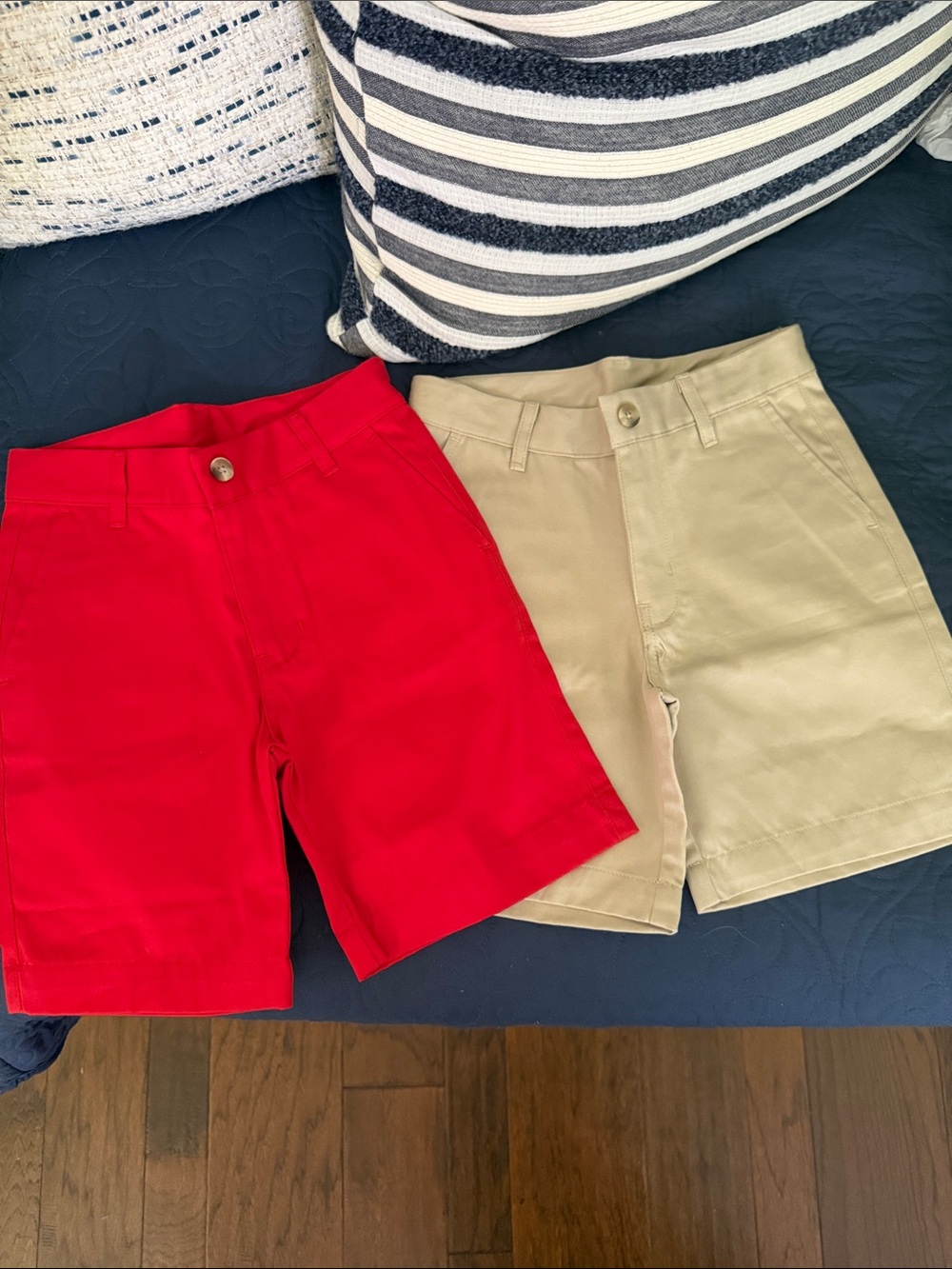 Two pairs of The Beaufort Bonnet boys Chino shorts